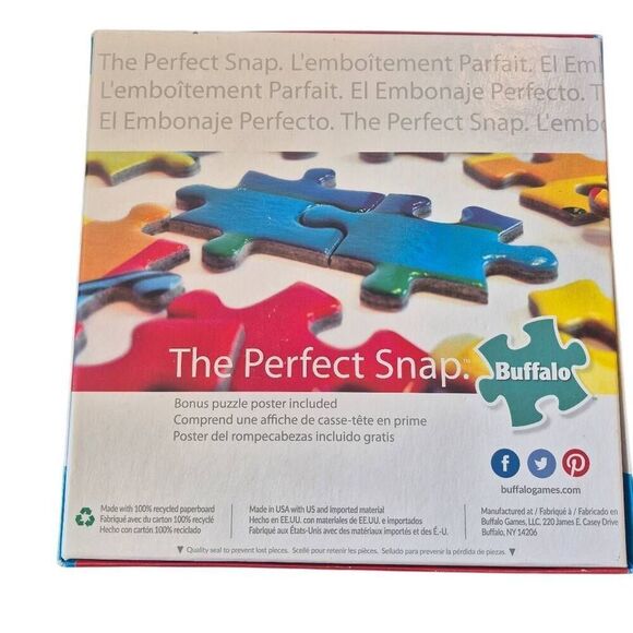 Buffalo Games Charles Wysocki Holiday Collection 'Twas the Twilight Before Chris - Picture 8 of 9